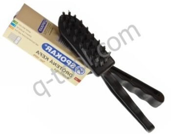 Щітка ручна 4-рядна, пластиковий корпус 220мм Spokar (Чехія)