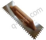 Напівтер Quality Tool нержавіюча сталь 380х130 мм, зуб 8х8 (Польща)